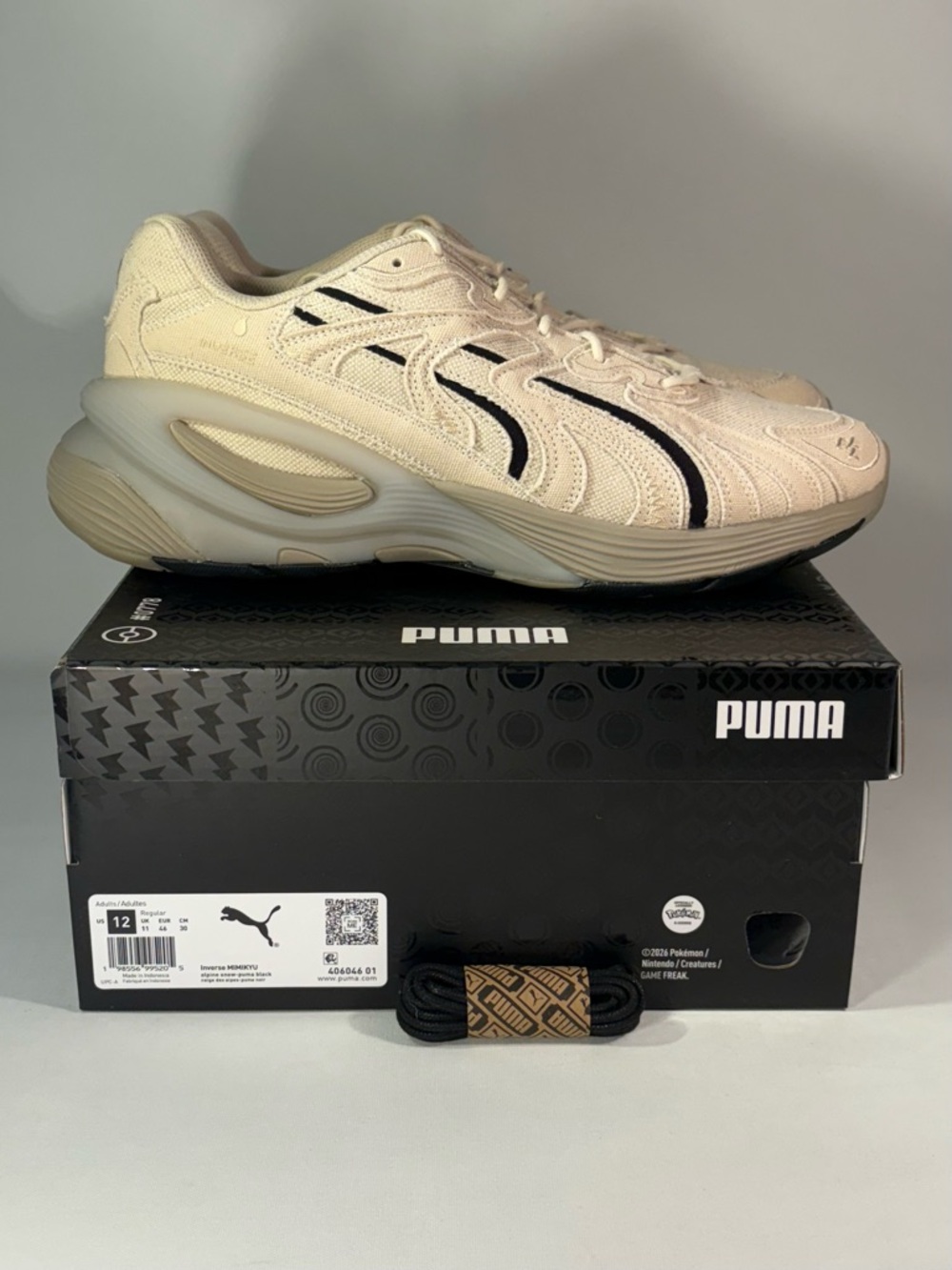 [BRAND NEW] PUMA X POKEMON PUMA INVERSE Pokémon MIMIKYU MENS SHOES SIZE 12